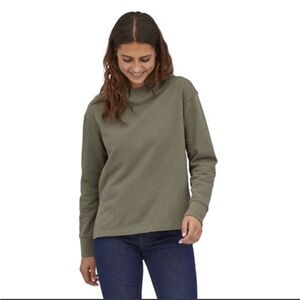 Patagonia W’s Regenerative Organic Certified Cotton Essential Hoody Green Large